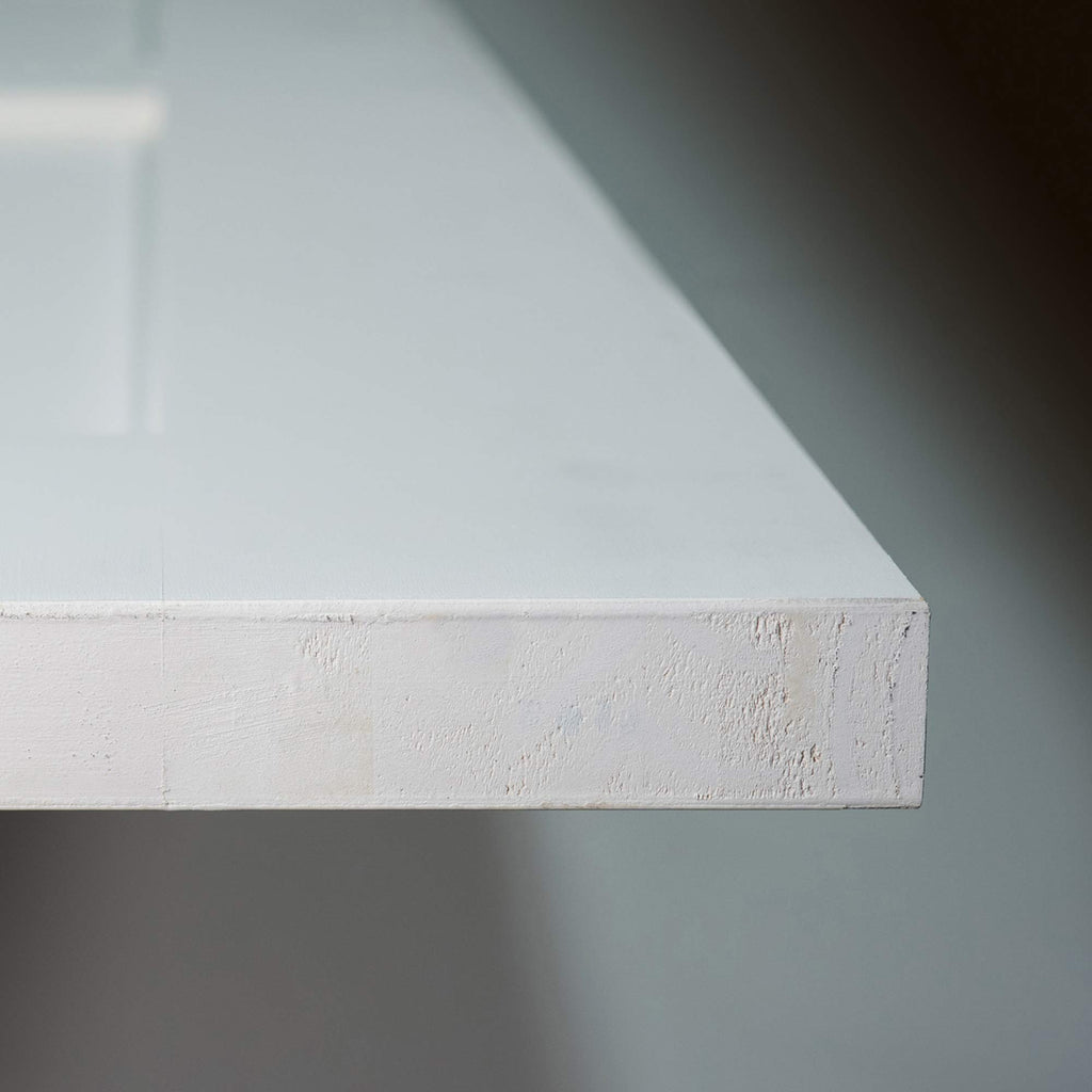 3-Panel Door, Interior Slab Shaker White (30x80)
