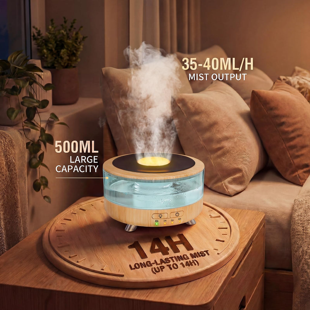 Essential Oil Diffuser, Retro Vinyl Aromatherapy Diffuser