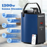 Moongiantgo Portable Sauna Steamer, 3L Locking Steamer Machine with Remote Control