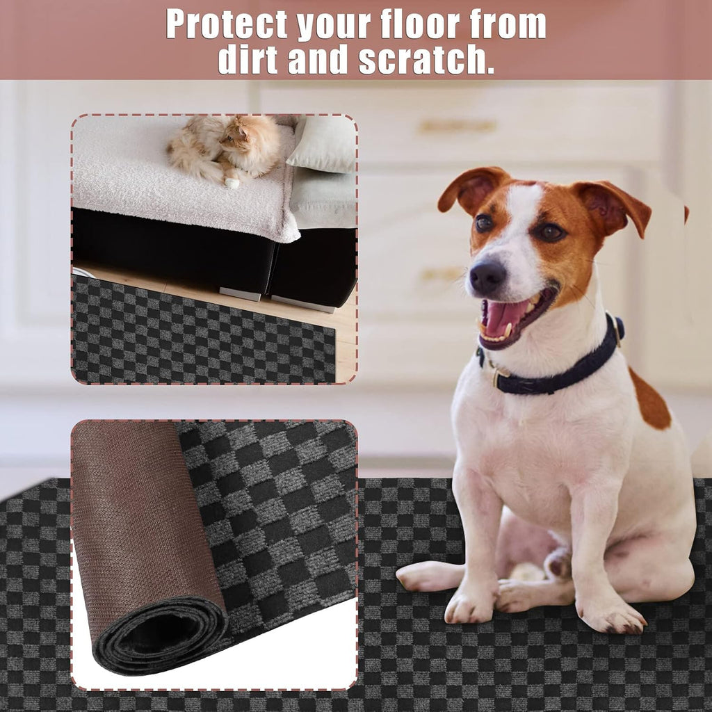 Runner Rug 2 ft x 6 ft Carpet Runners, Indoor/Outdoor Hallway Kitchen Entryway Bedroom Area Rugs with Non-Slip Rubber