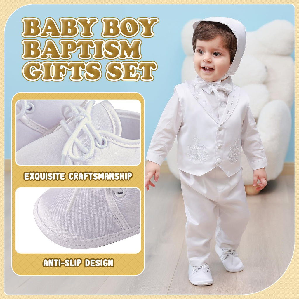 Baptism Outfits for Boys White Baby Socks Baby Boy Shoes