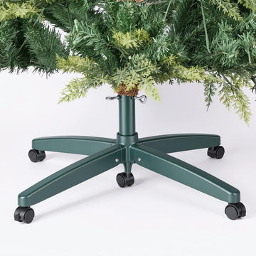 Rolling Christmas Tree Stand, Folding Base for Artificial Trees
