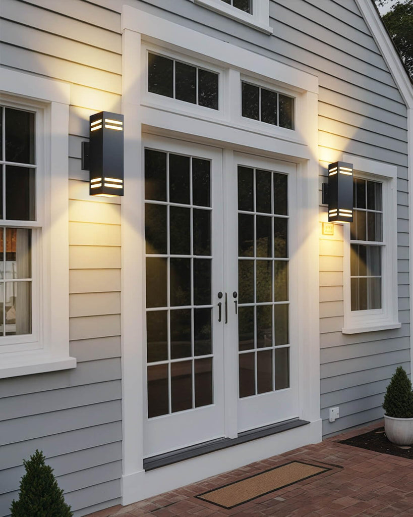Dusk to Dawn Outdoor Light, Modern Outdoor Wall Lights with LED Bulbs Includes [ETL Listed]