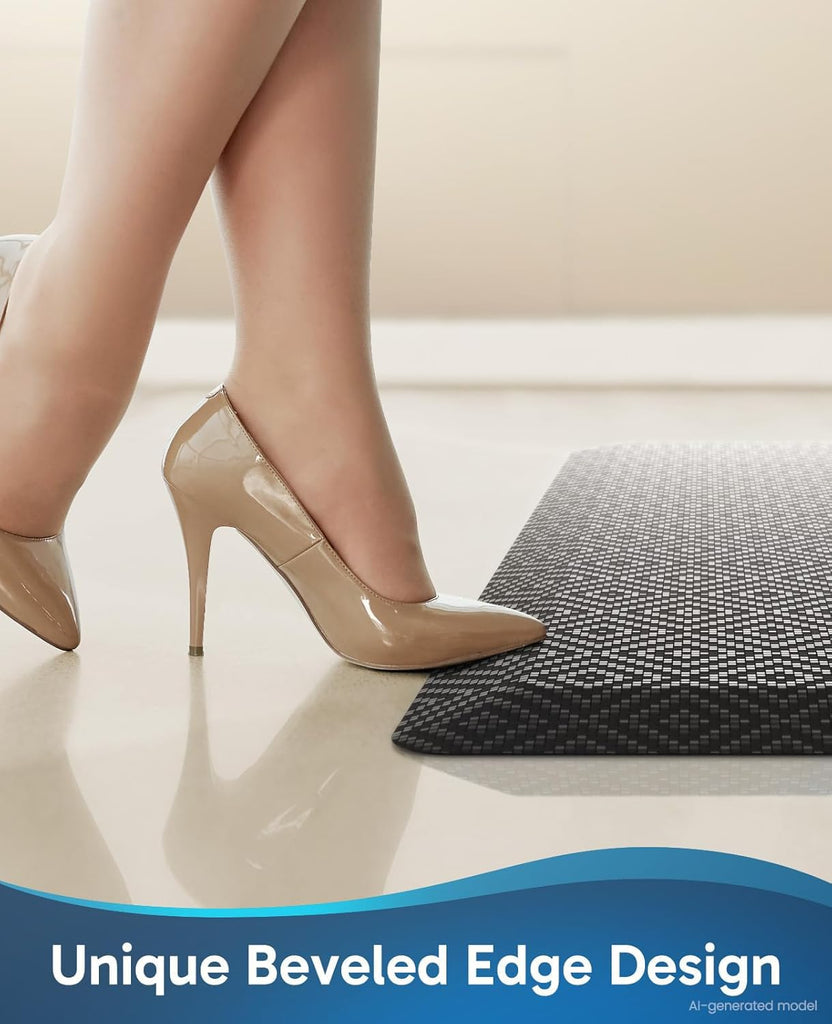 Kitchen Mats for Floor, 20x37 Anti Fatigue Cushioned Mat,3/4 inch Thick, Kitchen Rugs,Waterproof,Comfort Ergonomic