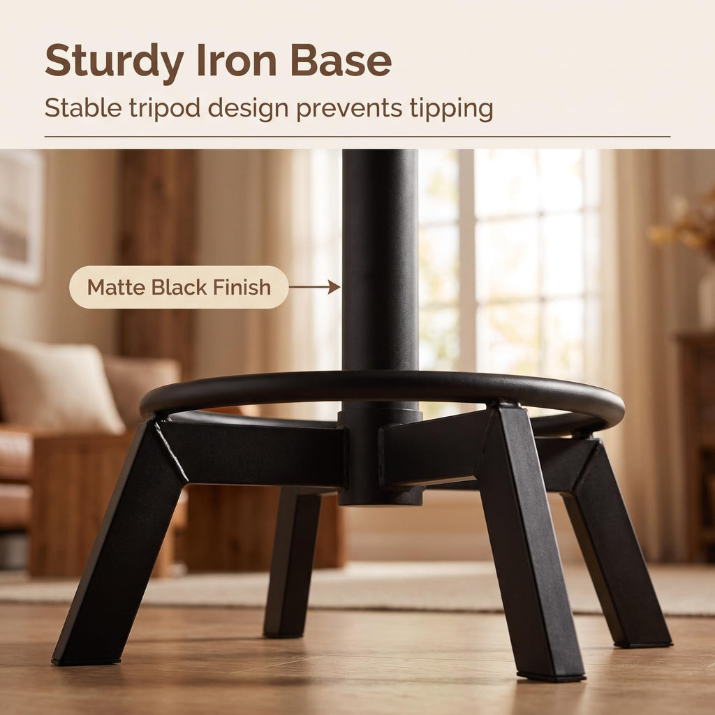 Set of 2-Industrial Bar Stool-Counter Height Chairs- Swivel Wooden Seat- Adjustable 17.7-24inch