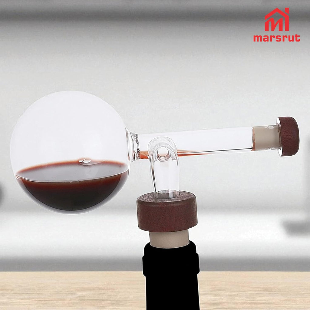 Aireador De Vino, Wine Aerator Decanter Decantador, Quick Wine Pourer, Clear Transparent Glass Style, Accessories