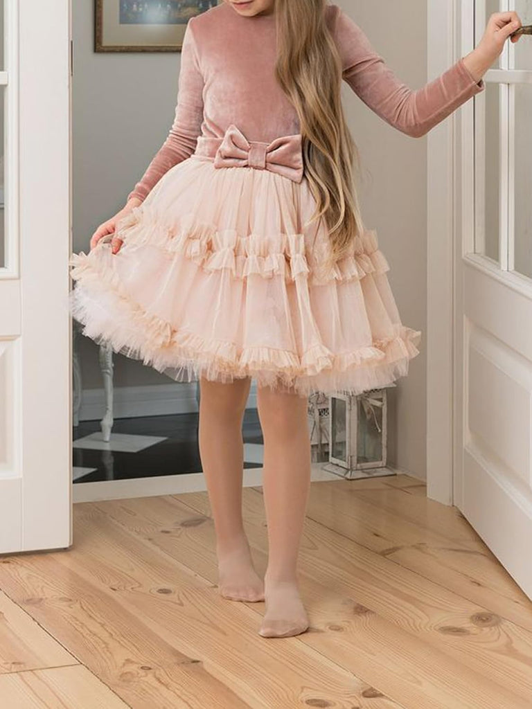 Girls Ballet Dance Tights Footed for Toddler Kid School Class