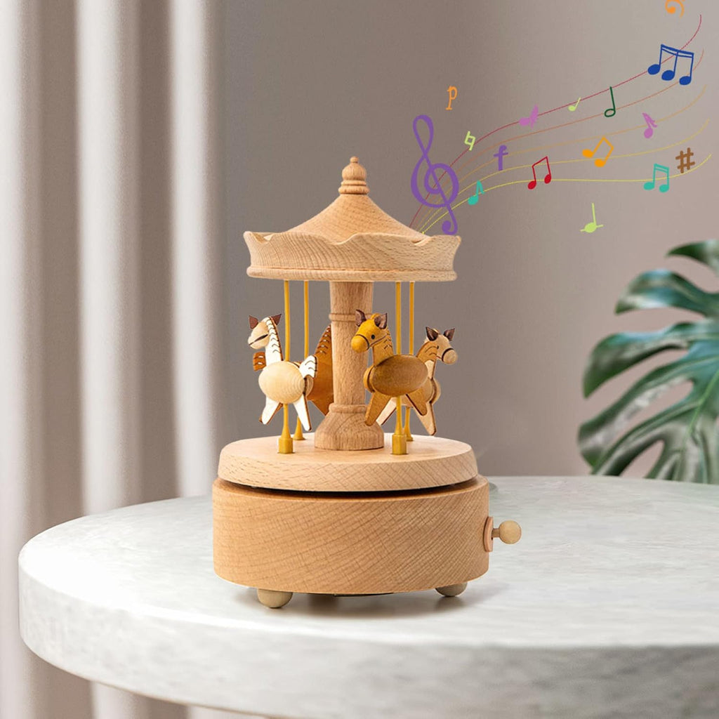 Classical Music Box Revolve Musical Boxes Christmas Birthday Valentine's Day Gifts for Lover, Boyfriend, Girlfriend