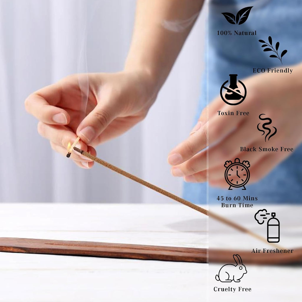 Palo Santo Incense Sticks, Burn Time 45-60 Min, 100 Sticks
