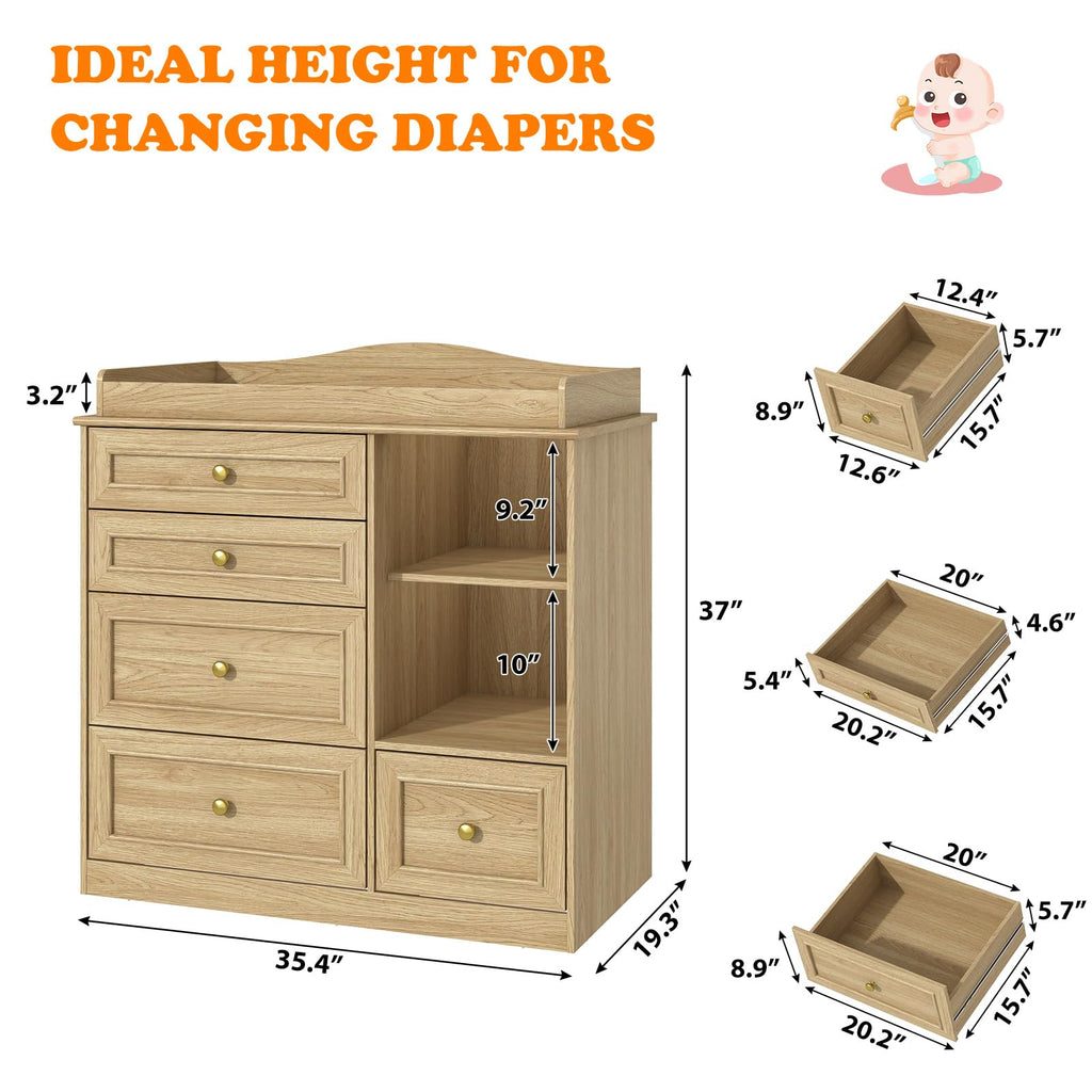 Nature Changing Table Dresser