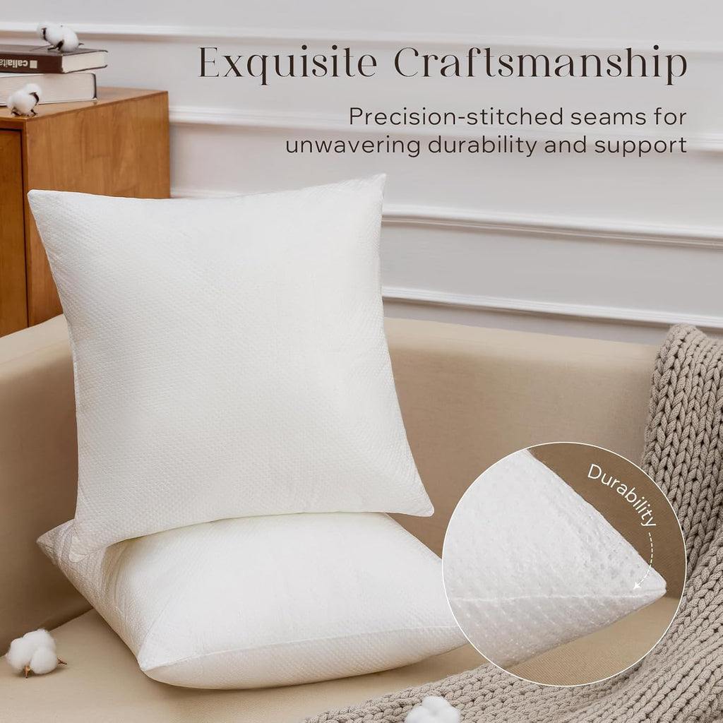 20x20 Pillow Inserts, Throw Pillow Inserts for Couch - Set of 4