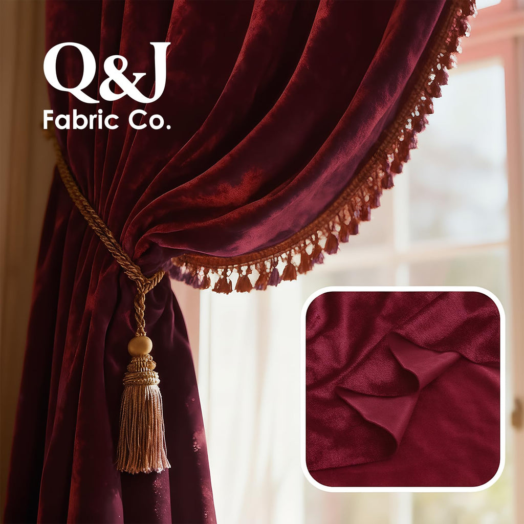 Burgundy 2‐Way Fabric 3 Yards 60 Inch Wide