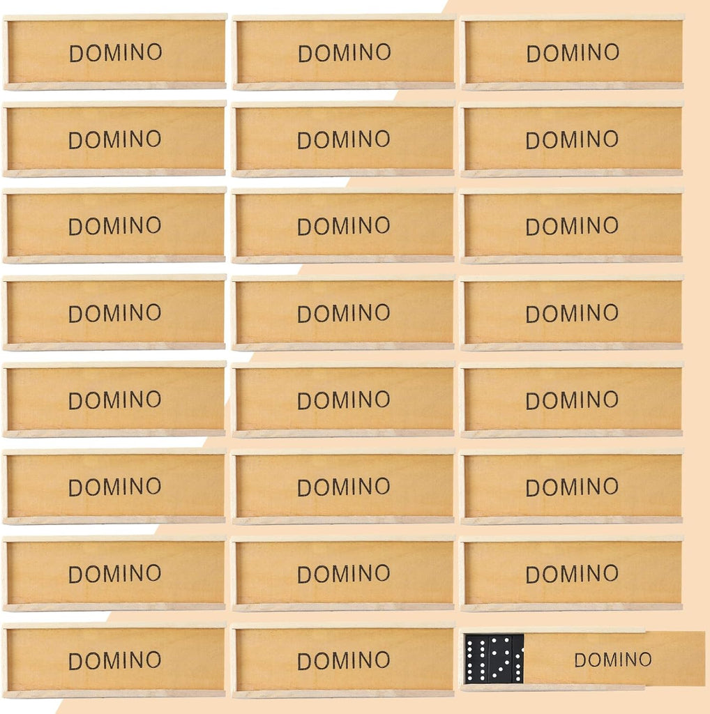 Mini Dominos Set for Kids Adults Bulk Double 6 Dominoes - Set of 36