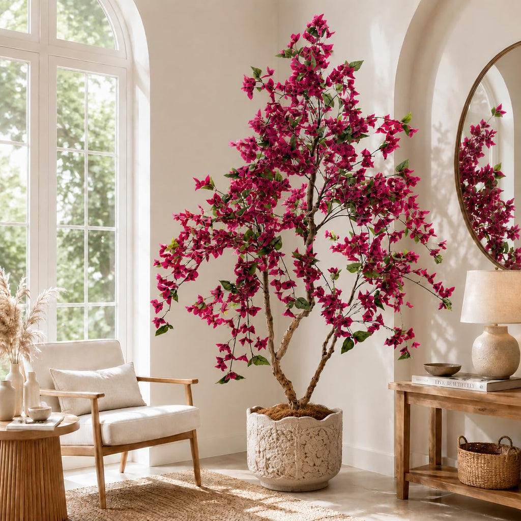 Artificial Bougainvillea Tree, 6Ft