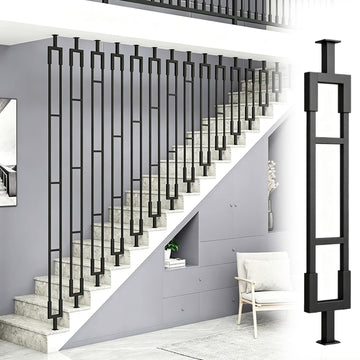 Indoor Stair to Ceiling Railing Kits, Strong Baluster Posts