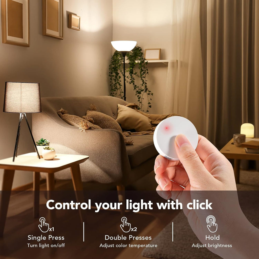 Smart Edison Light Bulbs with WiFi ST19(58) Vintage Light Bulbs, Dimmable 800lm 2700K-6500K Tunable White, Alexa