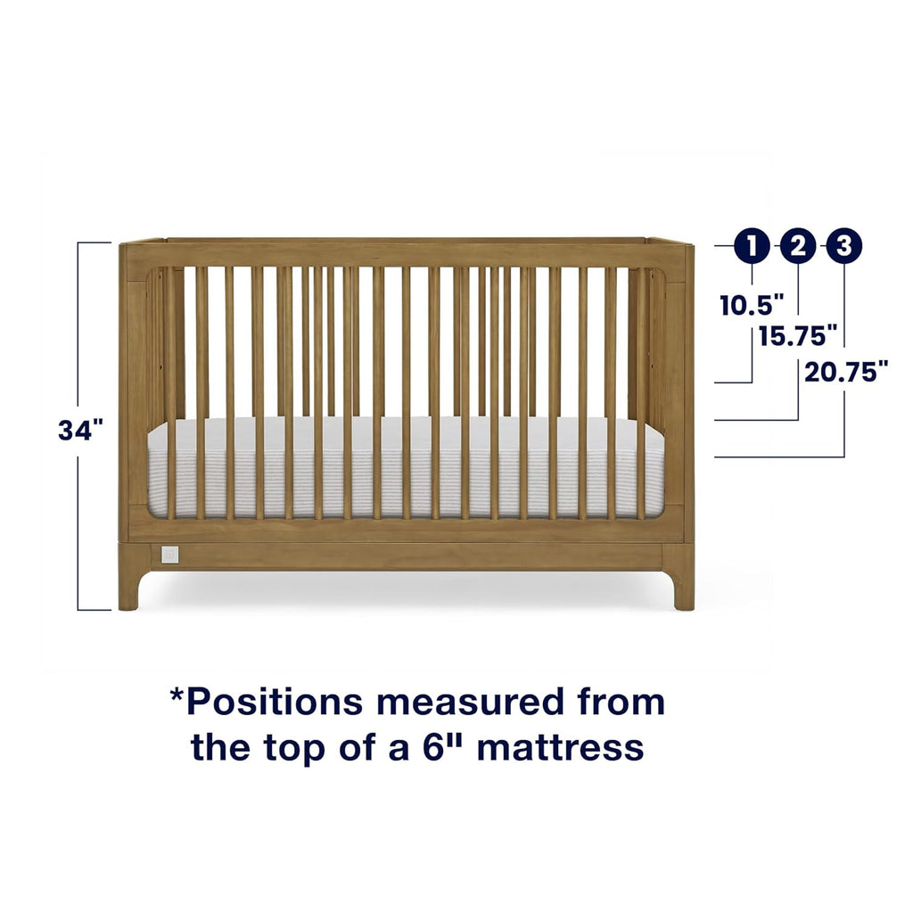BabyGap Wren 4-in-1 Convertible Crib by - Greenguard Gold Certified, Acorn