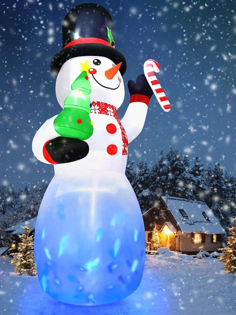 20 FT Christmas Inflatables Snowman Christmas Outdoor Decorations