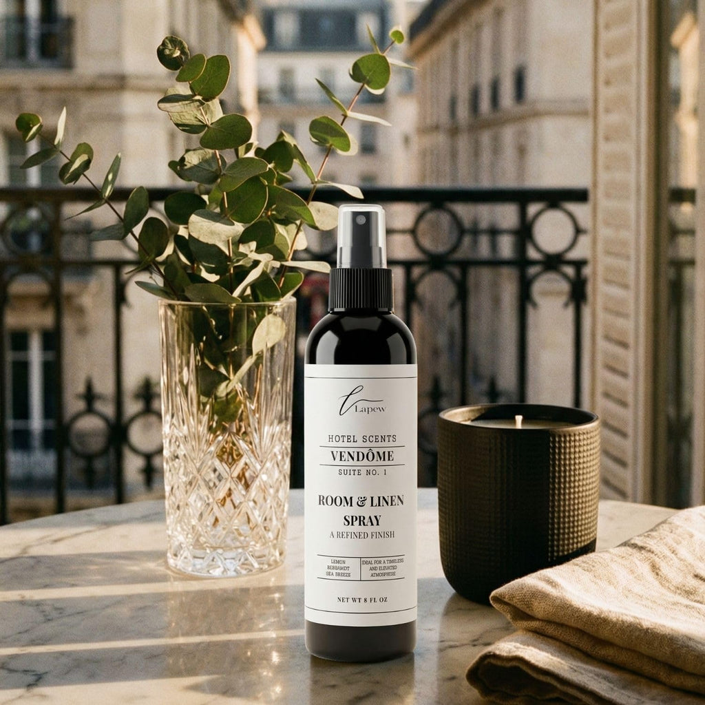 Hotel Scents Luxury Room Spray | Vendôme Suite 1 | Inspired by the Ritz-Carlton | Linen Spray Air Freshener & Fabric - Set of 8