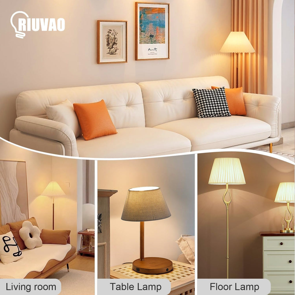 LED Light Bulb 200W Equivalent 2500 Lumen Super Bright 3000K Daylight White 20W Led Bulb E26/E27 Medium Base Garage