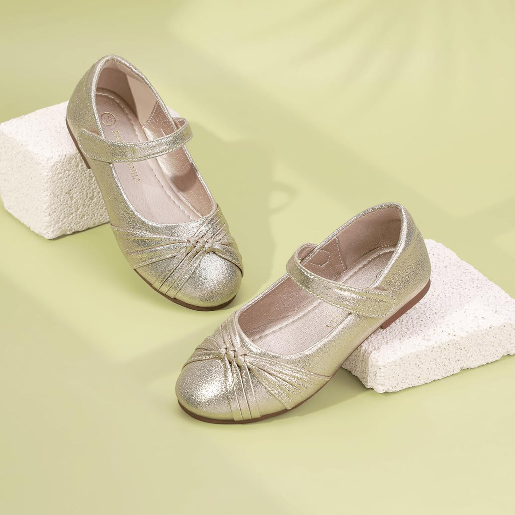 Flower Girls Dress Shoes Mary Jane Ballet Flats