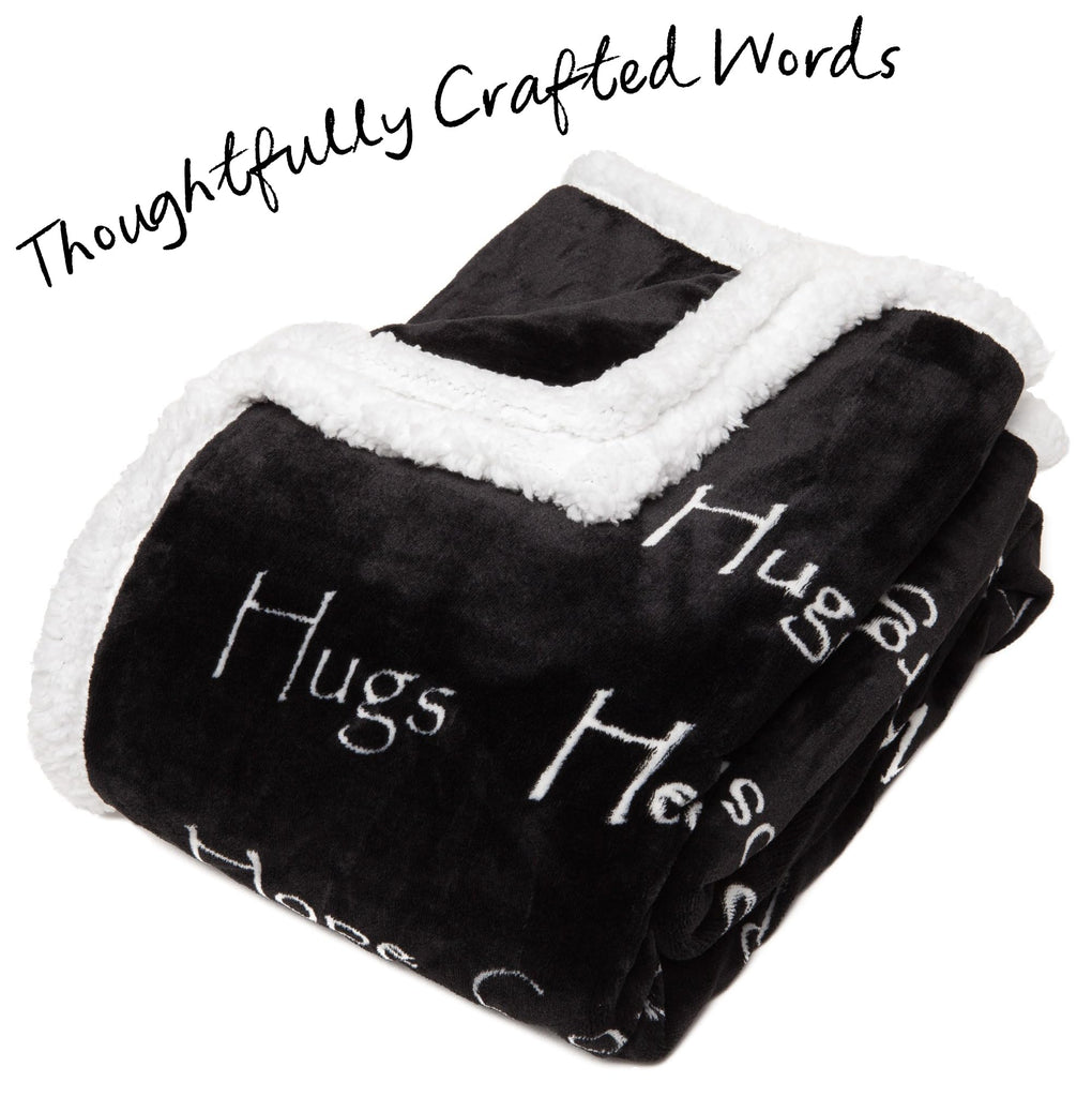 Premium Sympathy Warm Hugs Gift Throw Blanket - Healing Gift Cancer Chemo Survivor Get Well Caring Gifts - Comfort