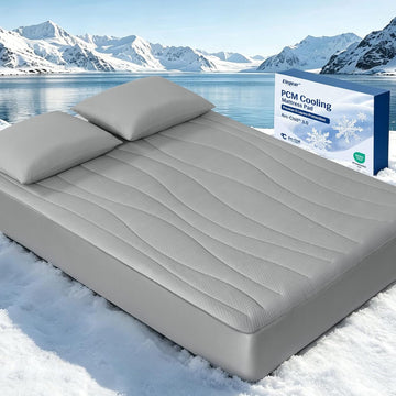 Cooling Mattress Pad King for Hot Sleepers with Arc-Chill 3.0 | PCM Cooling Mattress Topper Stay Cool All Night