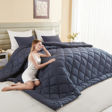 128x120 Oversized King Comforter, Extra Large King Size Comforter Oversized, All Season Soft Lightweight Quilt Down