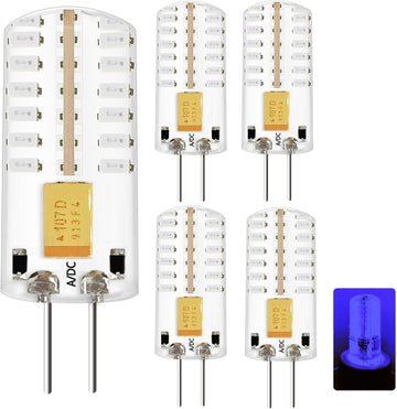 Blue G4 LED Bulb 12V, 3W 20W-30W Halogen G4 Bi-Pin Bulbs