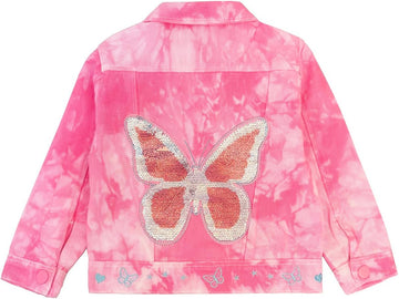 Spring Autumn Little Big Girl Denim Jacket Coat