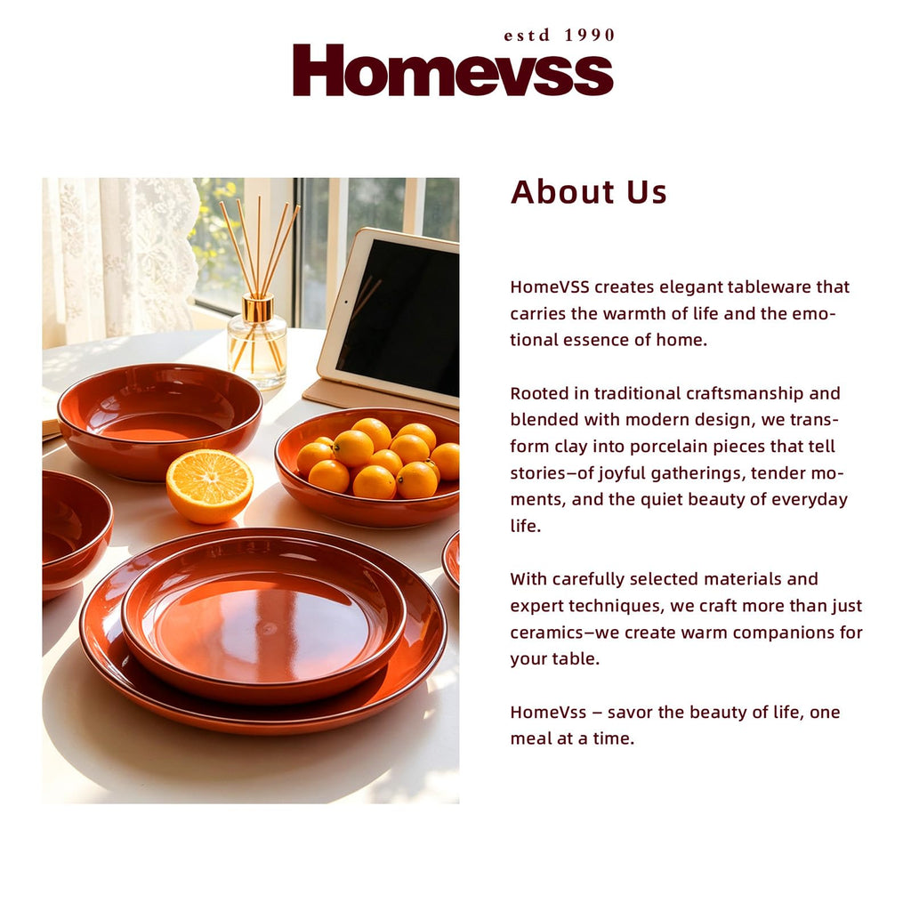 18-Piece Dinnerware Set, Shiny Glaze with Speckle Effect Plates & Bowls Set