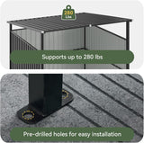 6' x 6' Outdoor Shed Grill Shed for BBQ Outdoor Gazebo for P - Image 7