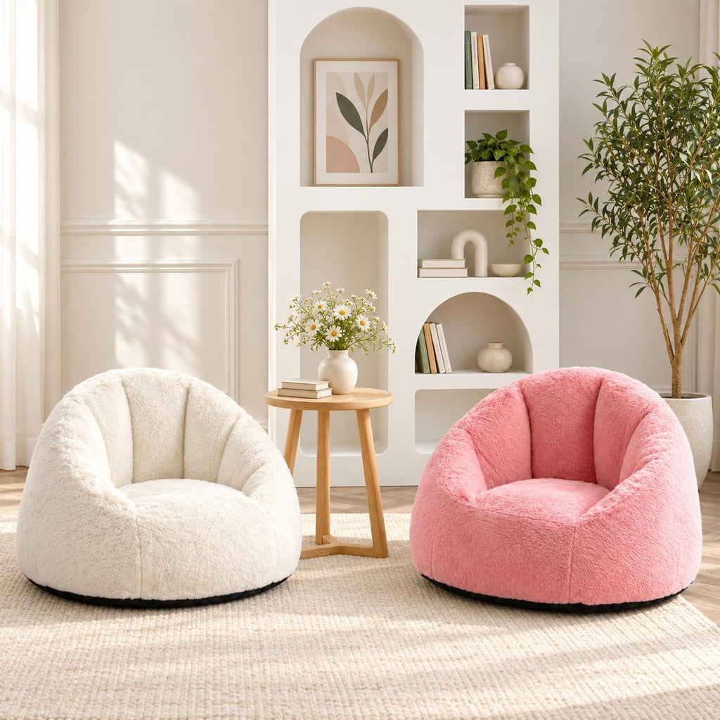Small Bean Bag Chair for Kids, Children Mini Bean Bag Sack, Foam Filling, Includes Removable and Machine Washable