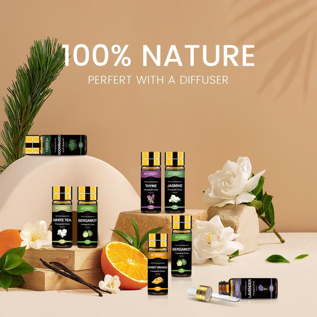 Essential Oil Set 80 Pcs, 100% Natural Essential Oils Kit, Perfect for Diffuser, Humidifier, Massage, Soap, Candle