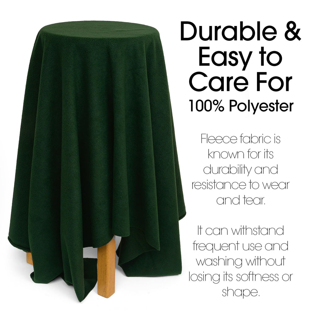 Textiles 2 Yard Bolt Hunter Green Solid Fleece Fabric
