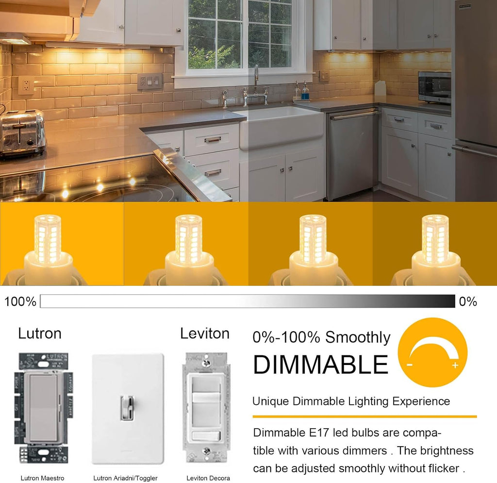 KEI D28x KEL 2816x Refrigerator 3W E17 LED Fridge Light Bulb Replacement