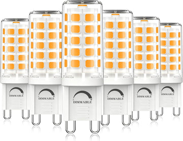 G9 LED Bulbs Dimmable 3W 3000K Soft Warm White 40 Watt T4 G9 Halogen Bright