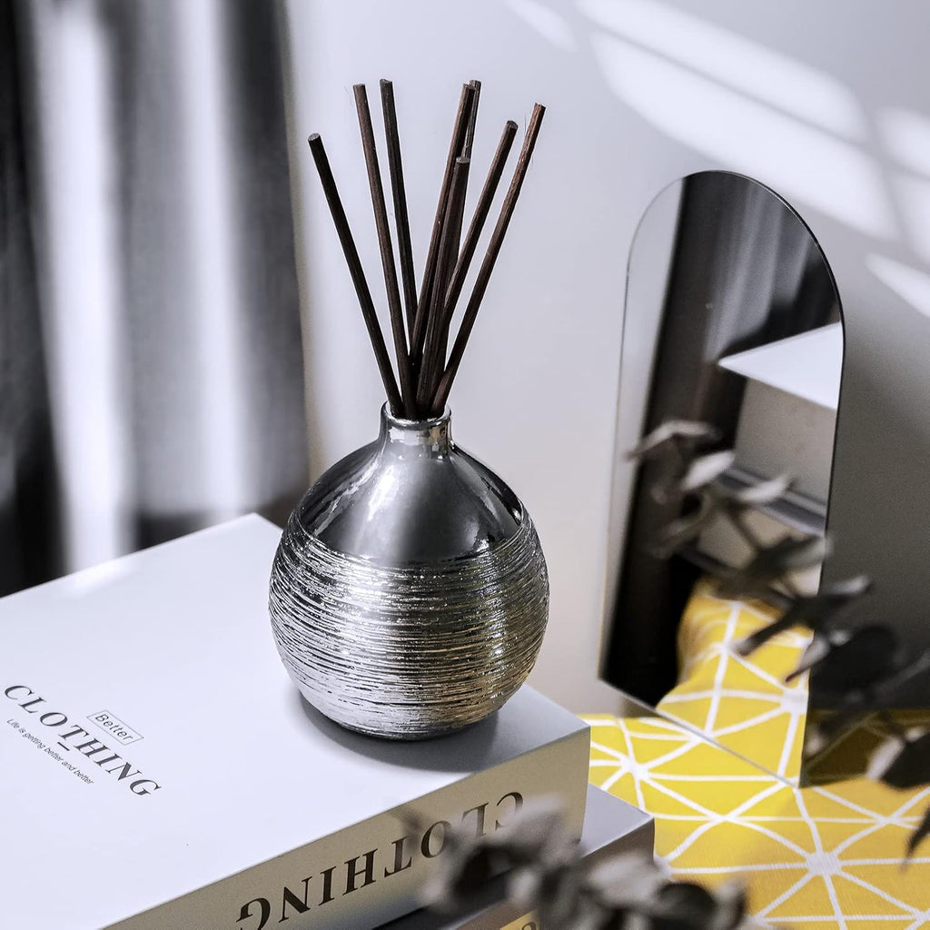 Reed Diffuser Gift Set, Lemon, Jasmine & Raspberry Scented Essential Oil with Sticks | 3.4oz(100ml) | Fragrances