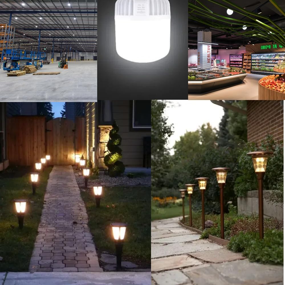 High Watt LED Bulbs 250W-300W Equivalent, 35W Bright White 6000K