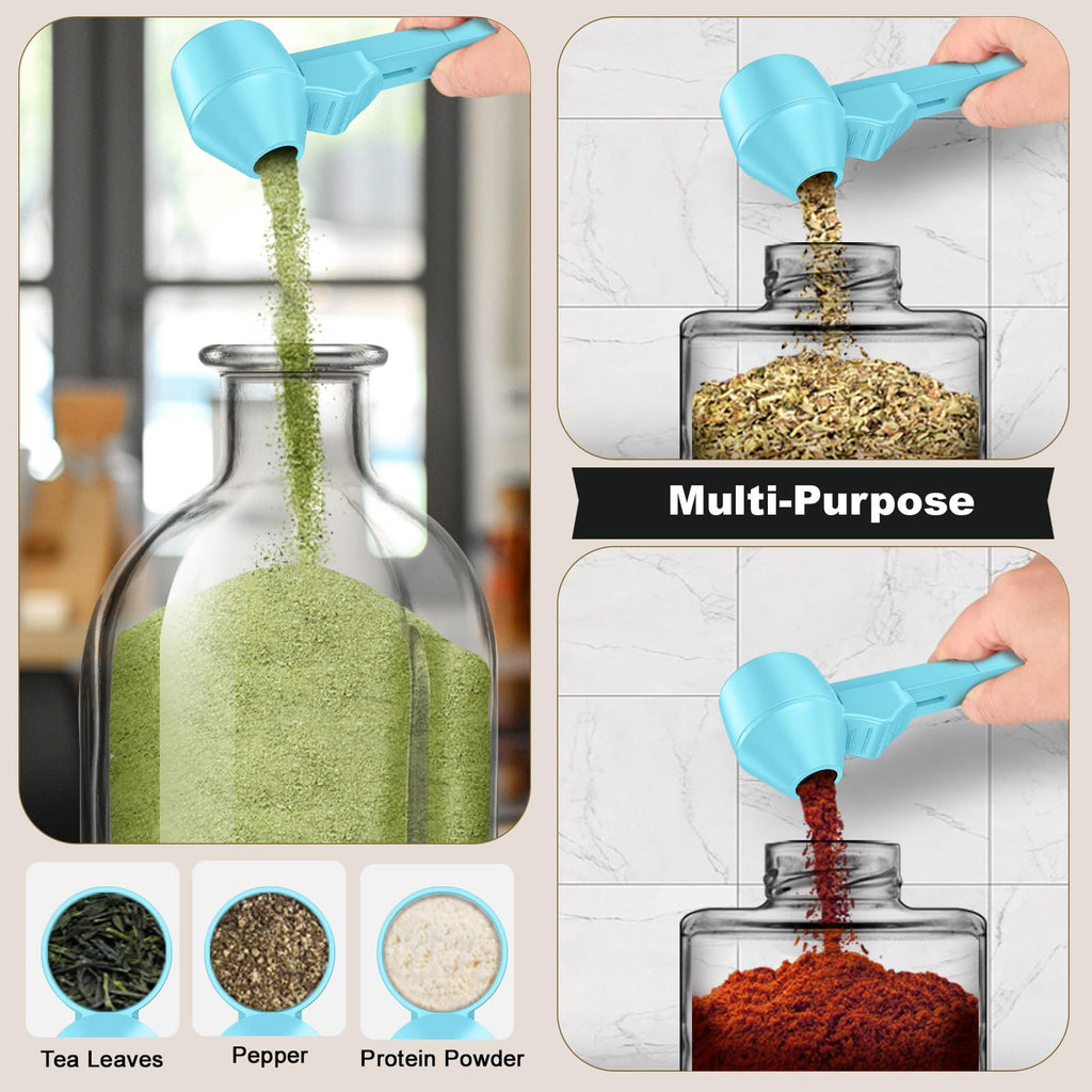Coffee Scoop & Funnel for Reusable K Cup Refillable Coffee Pods, Coffee Measuring Spoon 2 Tablespoon Capacity, Scoop