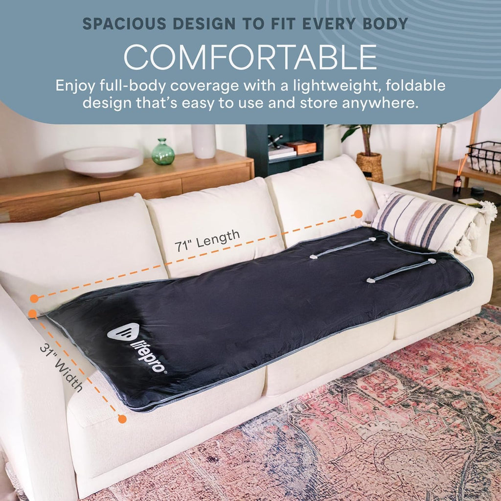 Lifepro BioRemedy Plus Infrared Sauna Blanket - Available in 5 Colors