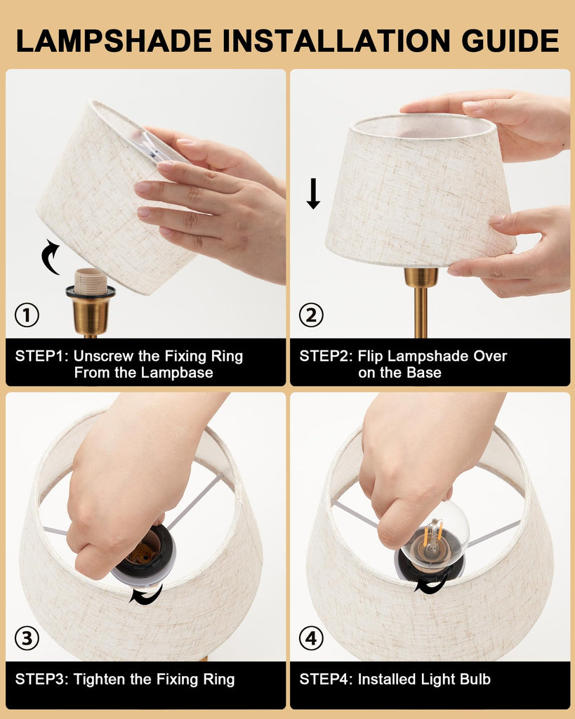 Cordless Rechargeable Table Lamp, Small Battery Operated Table Light