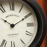 NIKKY HOME Mantel Clock, Retro Desk Clock Silent-Non-Ticking Battery Operated Wooden Mantel Clock for Living Room