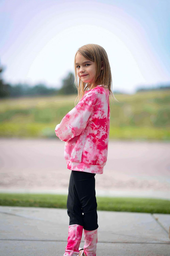 Toddler Girls Clothes 2 Piece Outfit Sweatshirt Patchwork Leggings