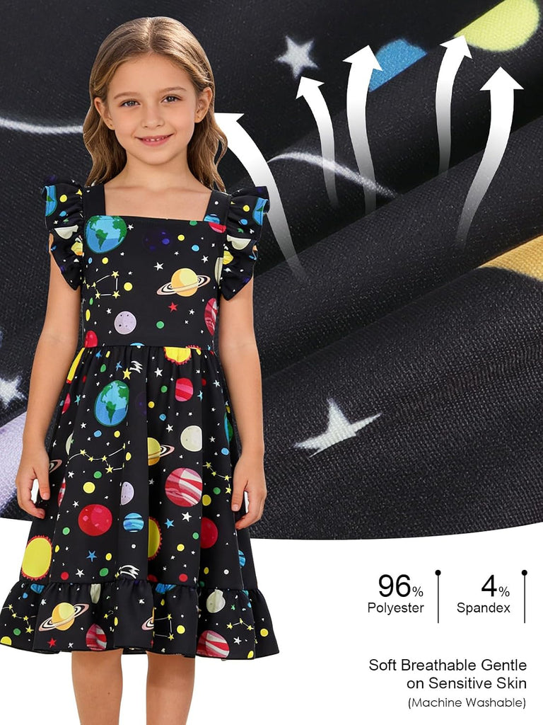 Dresses Summer Floral Tie Back Casual Dress