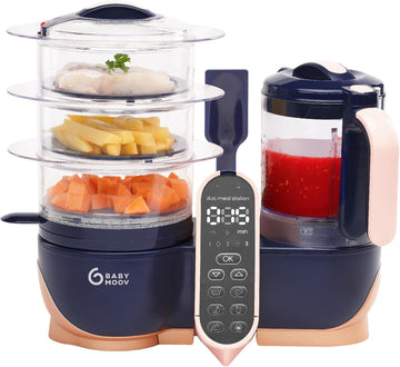 Duo Meal Station XL, Baby Food Maker, Puree Maker & Processor, Pink