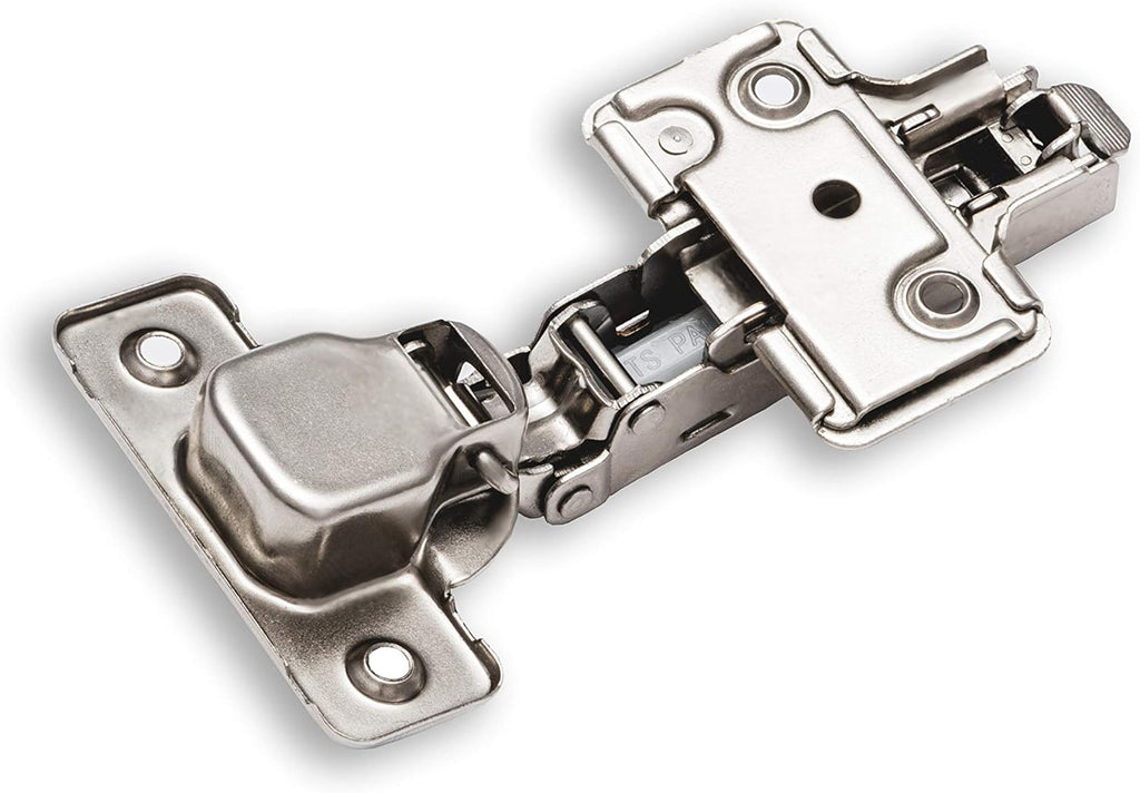4-Pack Full Overlay Frameless Soft-Close European Hinges, 110° 3D Adjustable, Clip-On Concealed Kitchen Cabinet Door