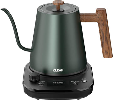 Gooseneck Electric Kettle with Temperature Control - 0.8L Automatic Shut Off Tea & Coffee Kettle, Hot Water Boiler