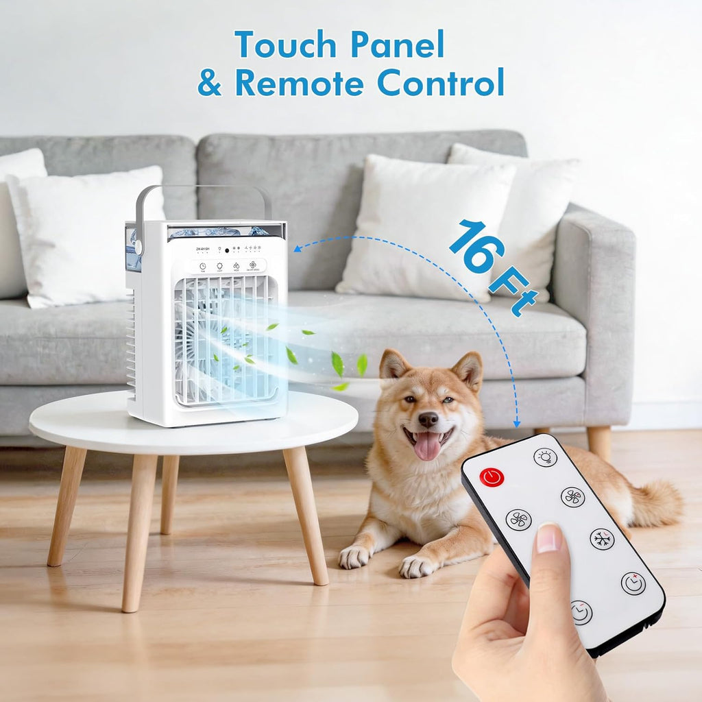 Portable Air Conditioners, 3-in-1 Portable AC Unit, Personal Mini Air Conditioner With 1000ml Water Tank