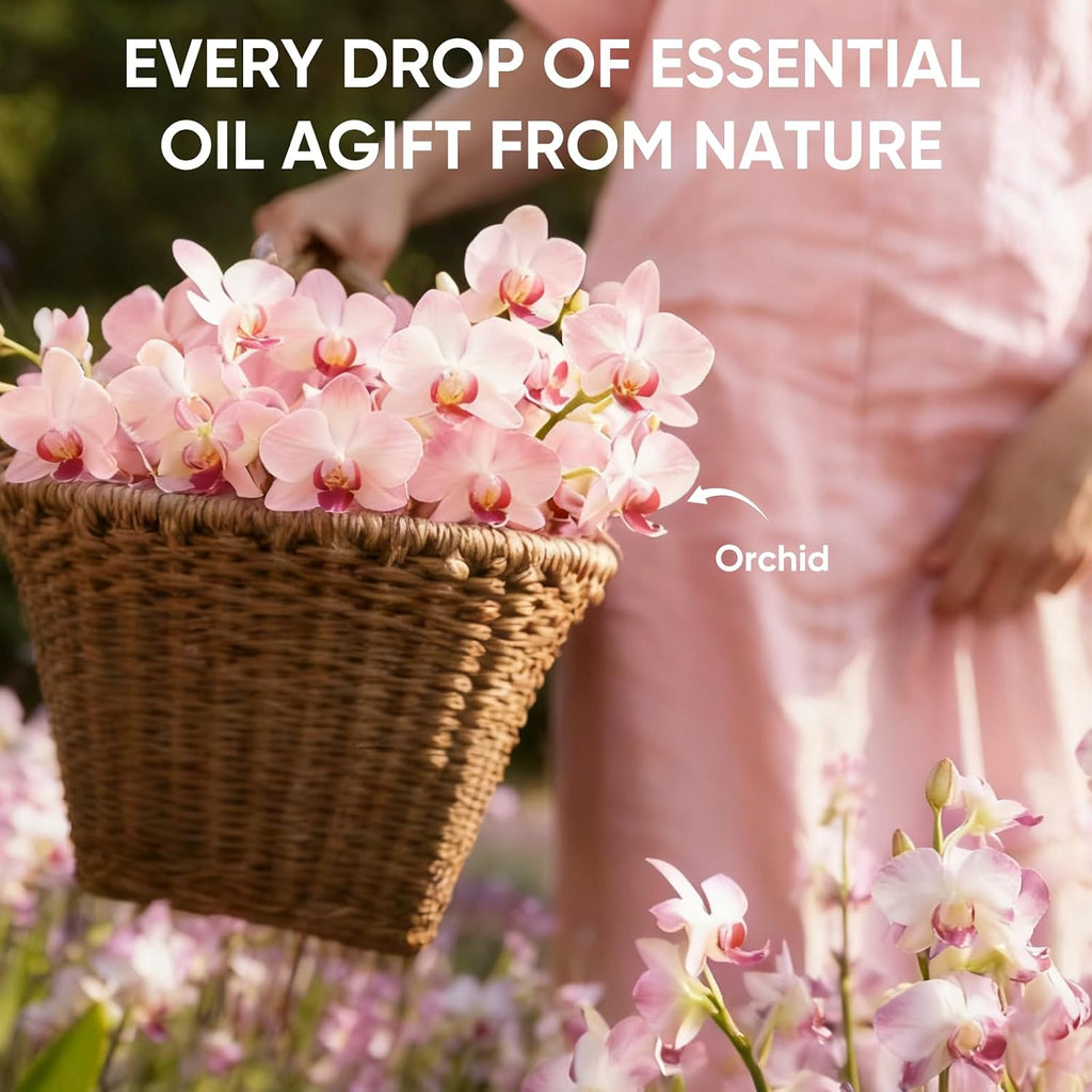 Orchid Fragrance Oil 100ml, Multi-Use Scent for Diffuser & DIY Candle Soap